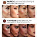 4 Colors Liquid Bronzer Face Contouring Makeup Pearlescent Brighten Highlight Bronzer Tint Women Face Primer Bronzer Glitter Facial Makeup 8ml. 