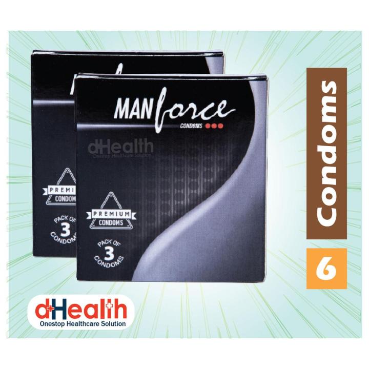 Manforce- Premium Condom 2s Combo pack 3x2=6 pcs