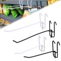 Strong Load Bearing Hardware Fitting Supermarket Shelf Hook Accessories Mesh Grid Iron Wire Hooks Jewelry Hole Board Storage Tool.
