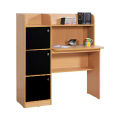 RK Left Side Drawer Reading Table with Multi Storage Space Bookshelf- Home Office DesksComputer Table, Study Desk, Workstation Table & Locker Drawer Computer Table-48X48X16 inches.