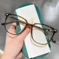 Enacolor Graded Eyeglasses with Grade -50 100 150 200 250 300 350 400 Fashion Glasses Ultra-light Korean Campus Style Student Glasses, Men Women Anti-blue Light Glasses Computer Anti-radiat. 