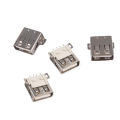10Pcs USB2.0 Type A Standard Port Female Solder Jacks Connector PCB Socket USB-A type SMT 4Pin jingu.