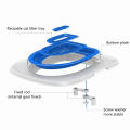 Cat Toilet Training Kit Reusable Trainer Cat Litter Boxes Pet Cleaning Pets Teach Cats to Use Toilet Trainer Pet Accessaries.