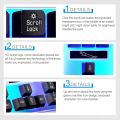 ZGB G21 104 Keys USB Wired Mechanical Feel Colorful Backlight Office Computer Keyboard Gaming Keyboard.