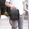 Trendsetter -Pu Leather Jeep Bags Men's Shoulder Crossbody Bags 9.7Inch Ipad Office Messenger Bag for Men Business Handbag. 