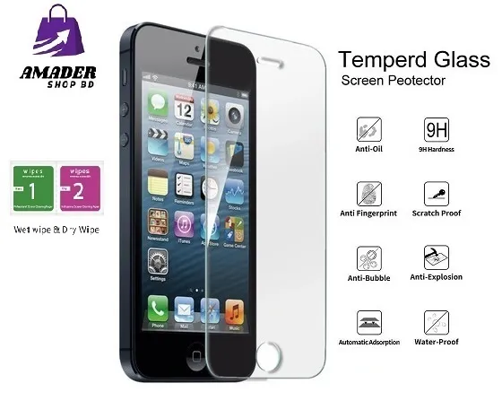 Apple%20iPhone%20SE%20Tempered%20Glass%20Screen%20Protector%20Slim%209H%20Hard%202.5D-%20Transparent%20-%20Image%203