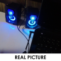 RGB Gaming Speaker LEERFEI E1046 USB Speaker For PC Laptop Desktop Computer Compact Size Sound Box With Breathing LED Lights. 