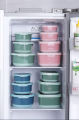 Homio Tedemei 470ML portable leakproof Non-slip Skid-resistance seal lid lunch box inner Stainless steel food container.