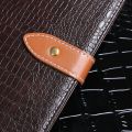 (New)For ZTE Blade A7 Prime idewei Crocodile Texture Horizontal Flip Leather Case with Holder & Card Slots & Wallet.