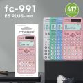Durable Portable 991ES Plus-2nd Edition Scientific Calculator Student Stationery with Protective Case Function Calculato 417 Function Matrix Complex Number Calculator.