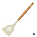 1/3 PcsHeat Resistant Wooden Handle Spatula Soup Spoon Skimmer Home Cooking Spatula Non-Stick Cooking Set Kitchen Utensils Conbo. 