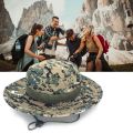 Military Army Jungle Camo Boonie Bucket Cap Hat For Fishing Camping Hiking - Camouflage.