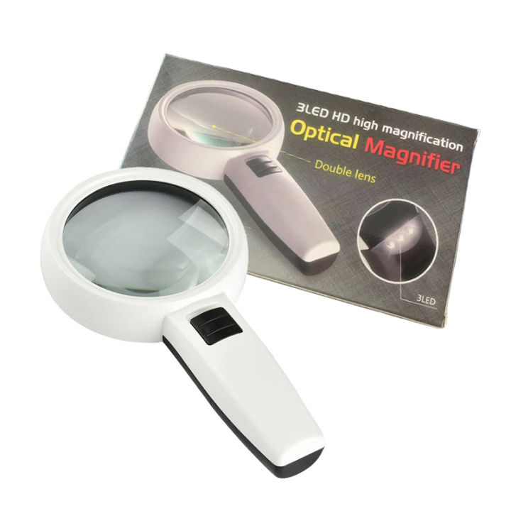 Chuda%20110%20Large%20Area%20Elderly%20Reading%203%20Piece%20led%20Magnifying%20Glass%20Glass%20Lens%20Hand-Held%20Magnifying%20Glass%20Jewelry%20-%20Image%205