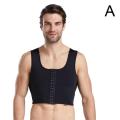 【New-store】 Men Chest Shaper Vest Gynecomastia Chest lift Male Vest Top Bra Men Posture Corrector Back Support Compression Corset Vest. 