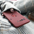(Free Tempered Glass)Biruiqu For ASUS ROG Phone 3 Shockproof Anti Slip Soft TPU Sandstone Matte Back Case Cover.