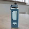1 pcs 700ml Blue Fitness Water Cup, BPA-free Sports Bottle with Straw, Drinkware for School Home. 