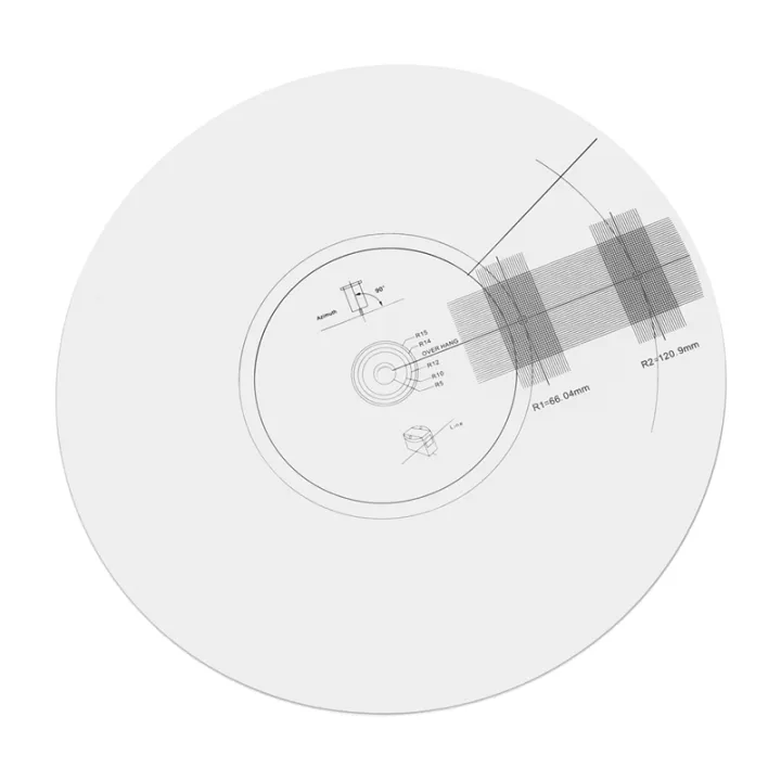 Calibration Disc Phonograph Alignment Protractor | Daraz.com.bd