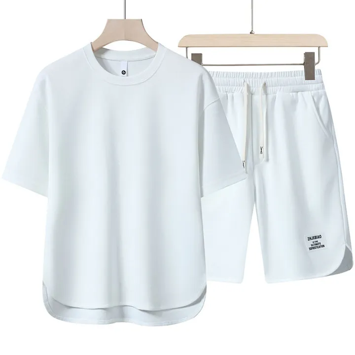 Summer%20Loose%20Men's%20Suit%20Casual%20New%20Set%20Korean%20Style%20Short%20SleeveTMen's%20T-shirt%20plus%20Size%20Two-Piece%20Suit%20-%20Image%205