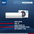 Midea 1 Ton Non Inverter Ac Split Type Air Conditioner 5 Year Compressor Official Warranty.
