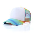 Sublimation Blank Tie Dye Hats Starry Sky Rainbow Baseball Caps Sport Mesh Adjustable Hat. 