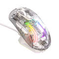 Attack Shark X2PRO RGB Glow Wireless Bluetooth the third mock examination Transparent Game Mouse.