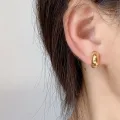 Wisp Xin Retro Geometric Circle Mosquito Coils Ear Clips No Piercing Wholesale Temperament Simple Ear Clips Sense Niche. 