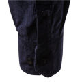 2021 New Single Breasted 100% Cotton Men's Shirt Business Casual Fashion Solid Color Corduroy Men Shirts Autumn Slim Shirt Men. 