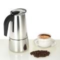 450ml 9-Cup Stainless Steel Espresso Percolator Coffee Stovetop Maker Mocha Pot for Use on Induction Cooker.