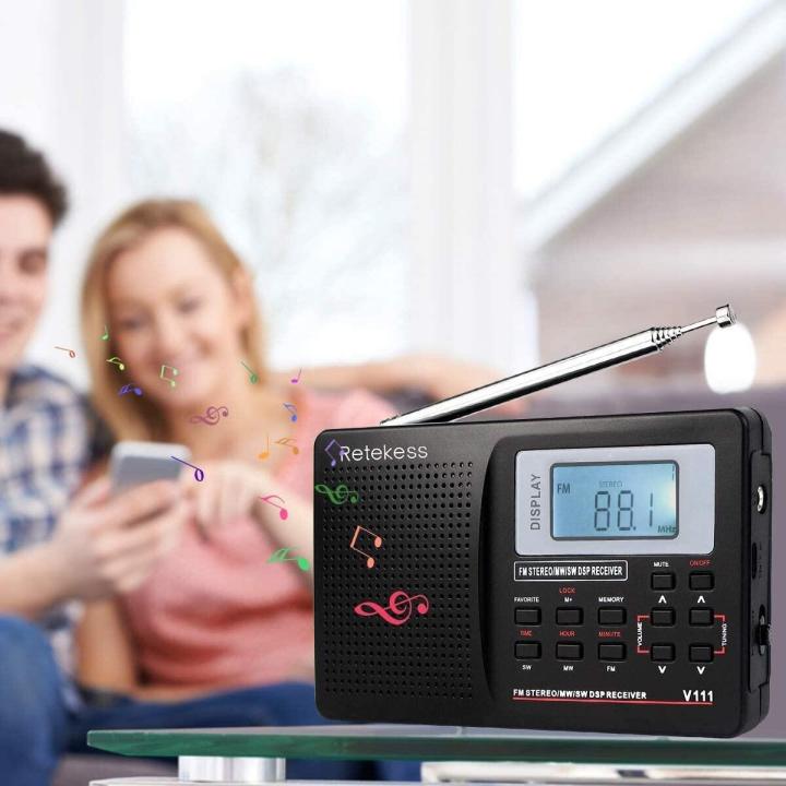 Retekess%20V111%20Portable%20AM%20FM%20Shortwave%20Radio%20Alarm%20Clock%20Operated%20AA%20with%20Earphones%20Jack%20Sleep%20Timer%20for%20Travel(10K%20StepBlack)%20-%20Image%206