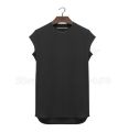 Brand clothing fitness t shirt men fashion extend long tshirt summer gym short sleeve t-shirt cotton bodybuilding Slim fit tops. 