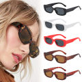 Retro Women Sunglasses Small Rectangle Frame Sun Glasses UV400 Protection Eyewear Square Travel Beach Trendy Eyeglasses.