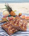 Indian Round Women's Pot Waterproof Pillow Cover Home Office Decoration Pillow Case Chair Sofa Cushion Cover.