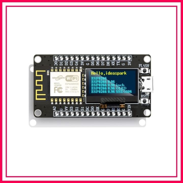 ESP8266 NodeMCU Development Board Type C with 0.96Inch Oled Display