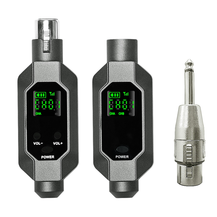 Wireless Microphone Converter XLR Transmitter and Receiver