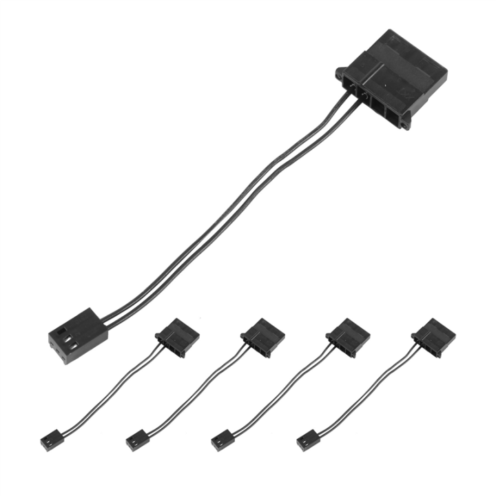 5Pcs IDE to 3 Pin Fan Power Cable PC Cooling Convertor Cable | Daraz.com.bd