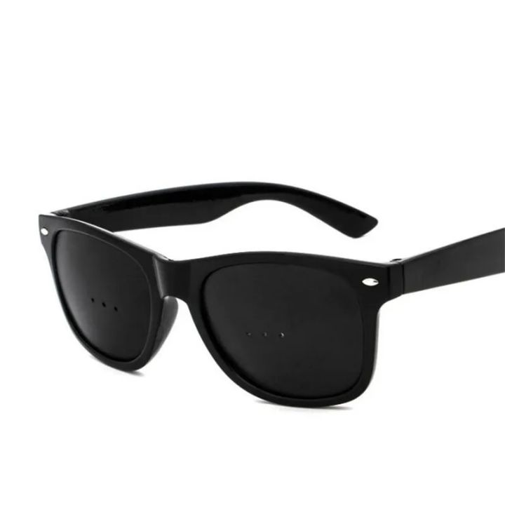 ZXTREE Anti-myopia Hole Glasses Natural Heal Porous Three Holes Sunglasses Women Men Protect Eyes Eyesight Care Eyeglasses Z89