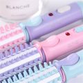 【Broad Sunlight shop】（NEW）2 IN 1 Portable Mini Pink Electric Hair Straightener Brush Hair Curler Hair Dryer Brush Hot Air Comb Hair Tool 4#. 