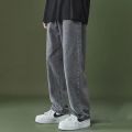 Fashion 2022 Denim Jeans Men's Straight Loose Korean Versatile Spring Autumn Retro Wide Leg Casual Pants Baggy Jeans for Men.