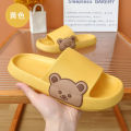 Sandals women's home summer thick-soled indoor non-slip cute cartoon bear soft-soled slippers wholesale outdoor wear men's summer. 