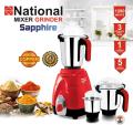 National Mixer Grinder Sapphire 1200 Watts MADE IN INDIA.