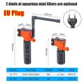 1Pcs New Mini Fish Tank Filter AC220-240V 3-in-1 Water Pump 3W/5W EU Plug Oxygen Air Pump for Small Aquarium Fish Tank.