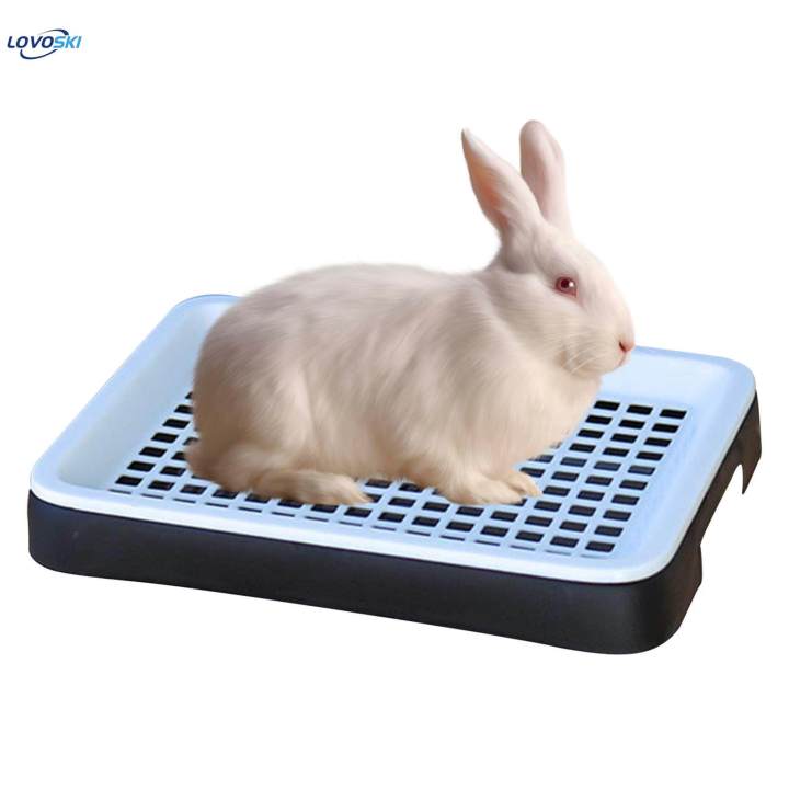Rabbit%20Training%20Pan%20Cage%20with%20Toilet%20Tray%20for%20Hamster%20Guinea%20Pigs%20black%20-%20Image%202