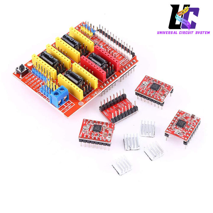 CNC%20Controller%20Kit%20CNC%20GRBL%20Shield%20Board%20V3%20Expansion%20Board%20with%204pcs%20DRV8825%20Stepper%20Motor%20Driver%20with%20Heatsink%20Compatible%20with%20-%20Image%202