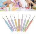 Crochet Hook, Safe Crochet Needle Slip Resistant Ergonomic for Beginner for Craft Yarn.