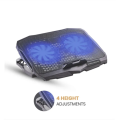 TCLP-88 Cooling Pad For 13-17 Inch Laptops Gaming Notebook with 2 large Fans.
