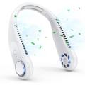 4000mAh Portable Neck Fan, the Latest Leafless Hanging Neck Fan, USB Battery-operated Personal Fan,Suitable for Indoor and Outdoor Sports. 