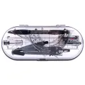 For Engineering Drawing With Storage Box Eraser Stationery Ruler Protractor Geometry Kit Set Compass Ruler Kit Math Learning Tools Math Sets. 