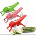 Vegetable & Fruit Multi Cutter And Peeler/Macarize 2 In One - Simplify Your Kitchen Tasks With This Versatile Cutter Peeler And Slicer Set.