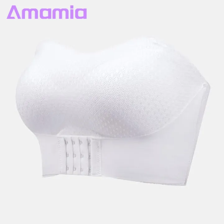 Women%20Underwear%20Wireless%20Push%20Up%20Bandeau%20Bra%20Anti-slip%20Front%20Closure%20Solid%20Color%20Perfect%20Underwear%20for%20Women%20Women%20Tube%20Top%20Bra%20-%20Image%204