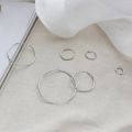 【beauty code store】Flyleaf Simple Round Circle Hoop Earrings For Women Quality Sterling Silver Fashion Jewelry.